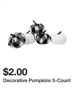 Five Below Decorative Pumpkins 5-Count offer
