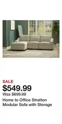 BJ’s Home to Office Stratton Modular Sofa with Storage offer