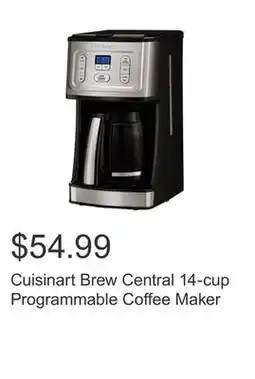 Costco Cuisinart Brew Central 14-cup Programmable Coffee Maker offer