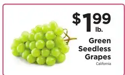 ShopRite Green Seedless Grapes offer