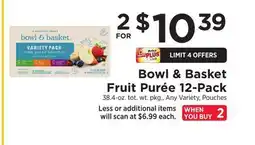ShopRite Fruit Purée 12-Pack offer