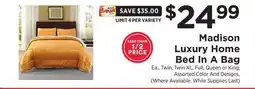 ShopRite Madison Luxury Home Bed In A Bag offer