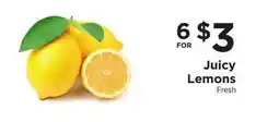 ShopRite Juicy Lemons offer