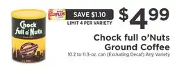 ShopRite Ground Coffee offer
