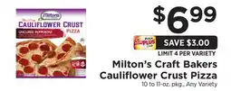 ShopRite Craft Bakers Cauliflower Crust Pizza offer