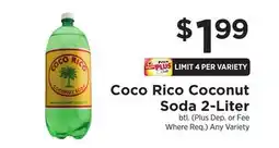 ShopRite Coconut Soda offer