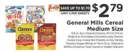 ShopRite Cereal Medium Size offer