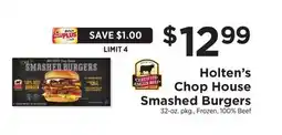 ShopRite Chop House Smashed Burgers offer