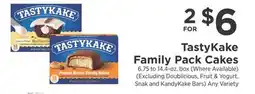 ShopRite Family Pack Cakes offer