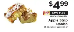 ShopRite Apple Strip Danish offer