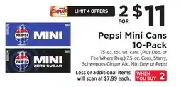 ShopRite Mini Cans 10-Pack offer
