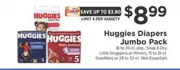 ShopRite Huggies Diapers Jumbo Pack offer