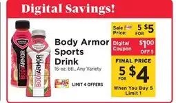 ShopRite Sports Drink offer