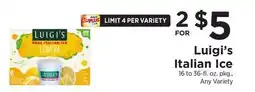 ShopRite Italian Ice offer