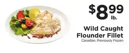 ShopRite Wild Caught Flounder Fillet offer