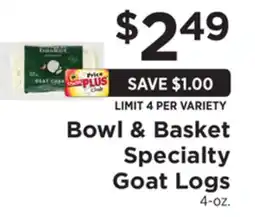 ShopRite Specialty Goat Logs offer