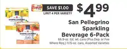 ShopRite Sparkling Beverage 6-Pack offer