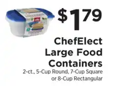 ShopRite Large Food Containers offer