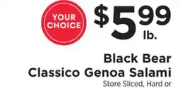 ShopRite Classico Genoa Salami offer