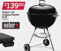 Ace Hardware Weber 22 Original Kettle Grill offer
