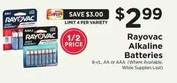 ShopRite Alkaline Batteries offer