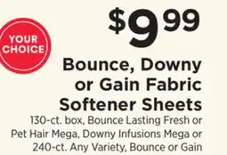 ShopRite Fabric Softener Sheets offer