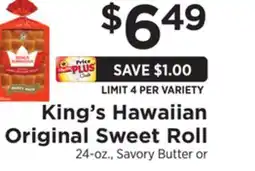 ShopRite Original Sweet Roll offer