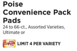 ShopRite Convenience Pack Pads offer