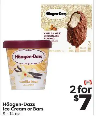Weis Markets Häagen-Dazs Ice Cream or Bars offer
