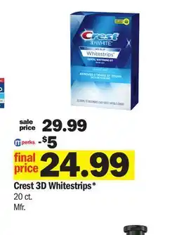 Meijer Crest 3D Whitestrips offer