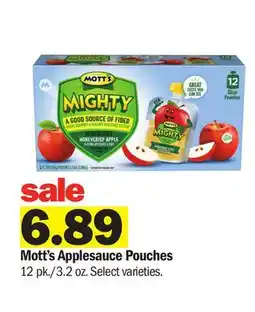 Meijer Mott's Applesauce Pouches offer