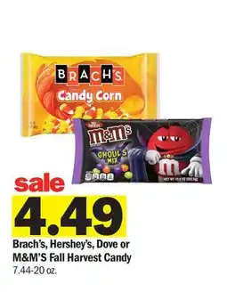 Meijer Brach's, Hershey's, Dove or M & M' S Fall Harvest Candy offer