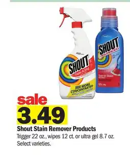 Meijer Shout Stain Remover Products offer