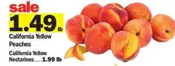 Meijer California Yellow Peaches offer