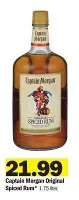 Meijer Captain Morgan Original Spiced Rum offer