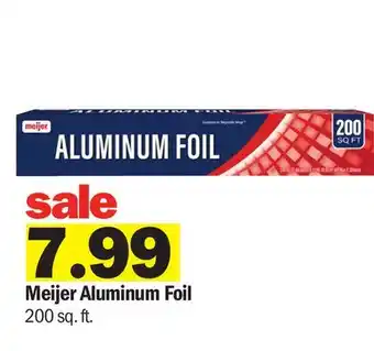 Meijer Meijer Aluminum Foil offer