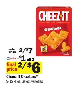 Meijer Cheez-It Crackers offer