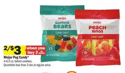 Meijer Meijer Peg Candy offer