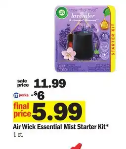 Meijer Air Wick Essential Mist Starter Kit offer