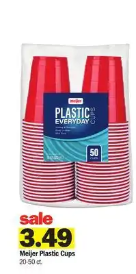 Meijer Meijer Plastic Cups offer