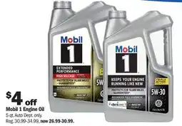 Meijer Mobil 1 Engine Oil offer