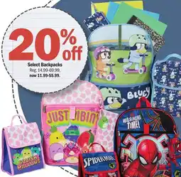 Meijer Select Backpacks offer