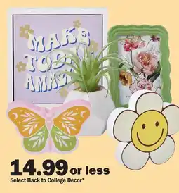 Meijer Select Back to College Décor offer
