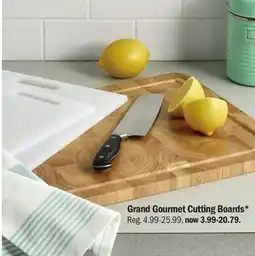 Meijer Grand Gourmet Cutting Boards offer