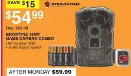 Dunham's Sports STEALTH CAM BROWTINE 18MP GAME CAMERA COMBO offer