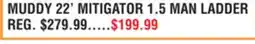 Dunham's Sports MUDDY 22' MITIGATOR 1.5 MAN LADDER offer