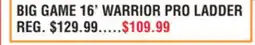 Dunham's Sports BIG GAME 16' WARRIOR PRO LADDER offer