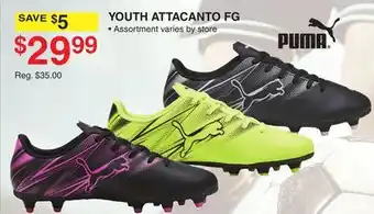 Dunham's Sports PUMA YOUTH ATTACANTO FG offer