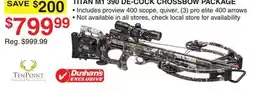 Dunham's Sports TEN POINT TITAN M1 390 DE-COCK CROSSBOW PACKAGE offer