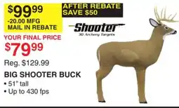 Dunham's Sports SHOOTER BIG SHOOTER BUCK offer
